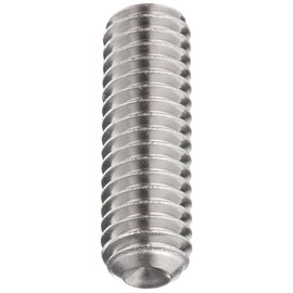 Alloy Steel Set Screw, Zinc Plated Finish, Hex Socket Drive, Cup Point, Meets ASME B18.3/ASTM F912, 1/4" Length, #10-32 Threads (Pack of 100)
