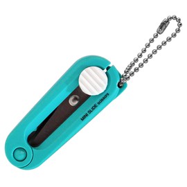 Bigman Mini Slide Scissors, Mame Choki, Pea Shears (Blue)