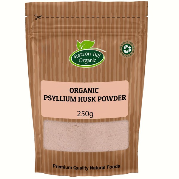 Organic Psyllium Husk Powder 250g by Hatton Hill Organic