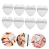 Healvian 8pcs Heart-shaped Makeup Puff for Loose Powder Setting Powder