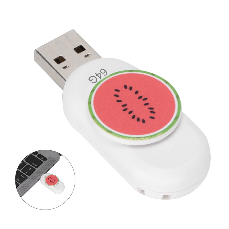 USB Flash Drive Innovative Watermelon Shape Portable Durable Stable Moistureproof
