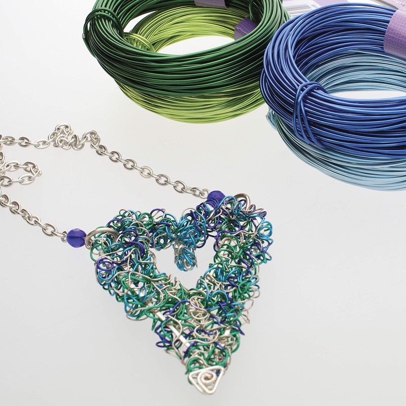 Beadsmith 18-Gauge Aluminum Craft Wire, 39-Feet, Silver