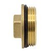 VARIOSAN Plug 16461, 1 1/4 inch male thread, brass, 30