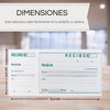 CAVECA Pack of 6 Payment Receipts with 600 Sheets and
