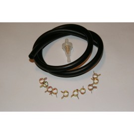 none Honda Black Motorcycle Fuel Line - 3' Feet