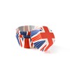 Union Jack Cupcake Cases - Pack of 1-100 Baking Paper