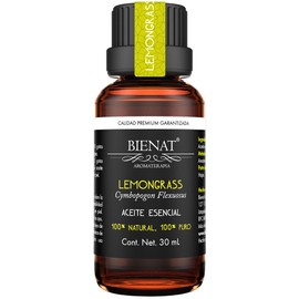 BIENAT AROMATERAPIA Aceite Esencial de Lemongrass 30mL