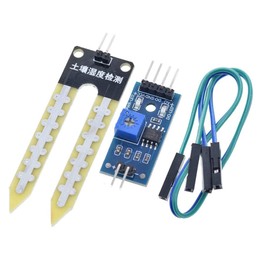 Hailege 5pcs LM393 Soil Moisture Detection Sensor Soil Moisture Sensor Soil Hygrometer Detection 3.3V-5V for Arduino Automatic Irrigation System Robot Smart Car