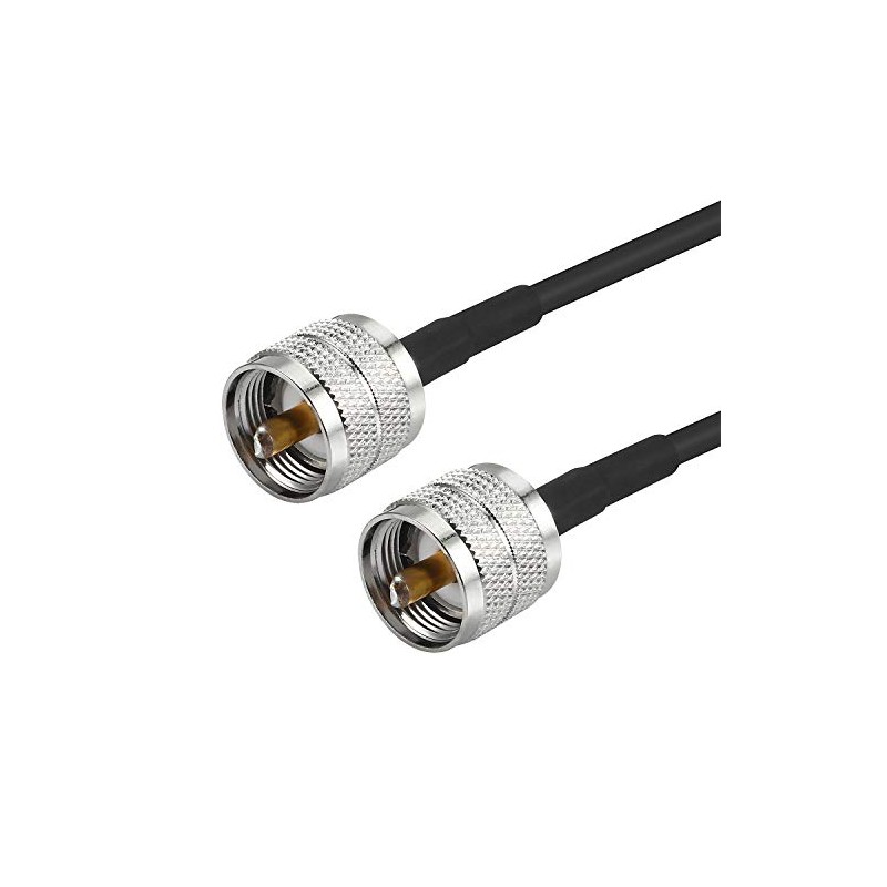 MWRF Source PL259 Male to PL259 Male RG58 Jumper Cable