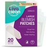 LivaClean 20 CT LivaClean Large Hydrocolloid Acne Patches - for