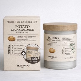 Skinfood Potato Madecassoside Soothing Pads 60 sheets + 10 additional sheets / 스킨푸드 포테이토 마데카소사이드 수딩 패드 60매+10매 추가