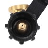 motor_glide2024 Propane Tank Gauge Brass Adapter w/Gas Pressure Level Meter