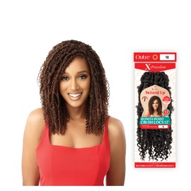 Outre Crochet Braids X-Pression Twisted Up Bonita Boho Crush Locs 12" (1-pack, 4)
