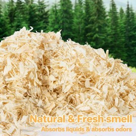 DOTUHAO Pine Shavings | Wood Shavings | Chicken Coop Bedding | All Natural | Chicken Coop | Chicken Bedding | Pet Bedding | Small Animal Bedding | Odor Control (1 LB)