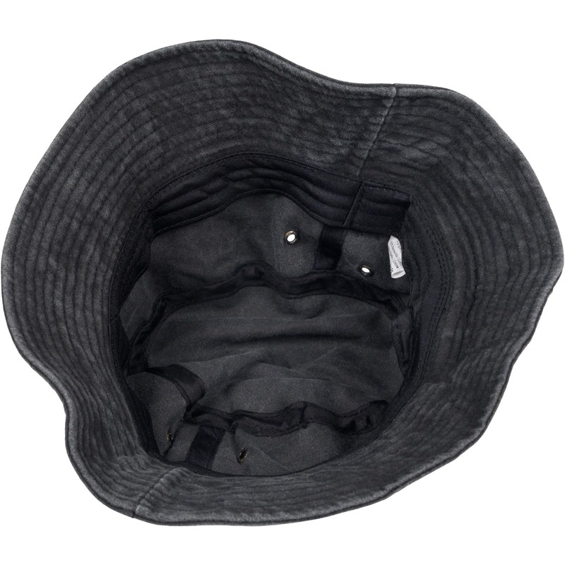 styleBREAKER 04025045 Unisex Fishing Hat Plain Vintage Washed Look Bucket