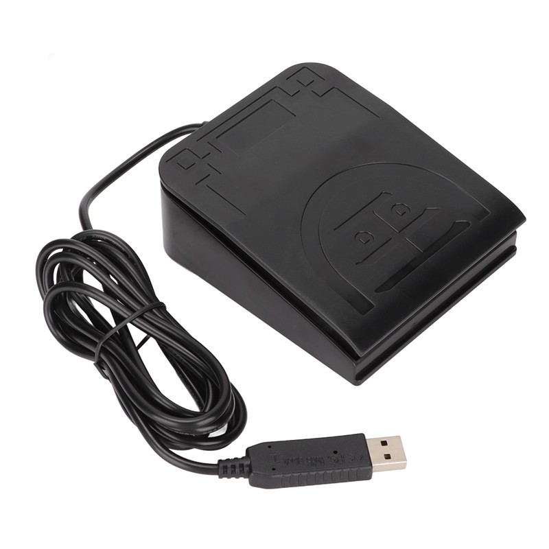 USB Foot Switch Pedal MIDI Controller Ergonomic Design Single Foot