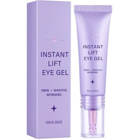 instant lift eye gel,Crema Tensor y Antiarrugas Contorno de Ojos – Reduce Bolsas y Ojeras, Tratamiento Lifting para Bolsas e Hinchazón, Suaviza Líneas de Expresión, Gel Facial Rejuvenecedor No Comedogénico 10g