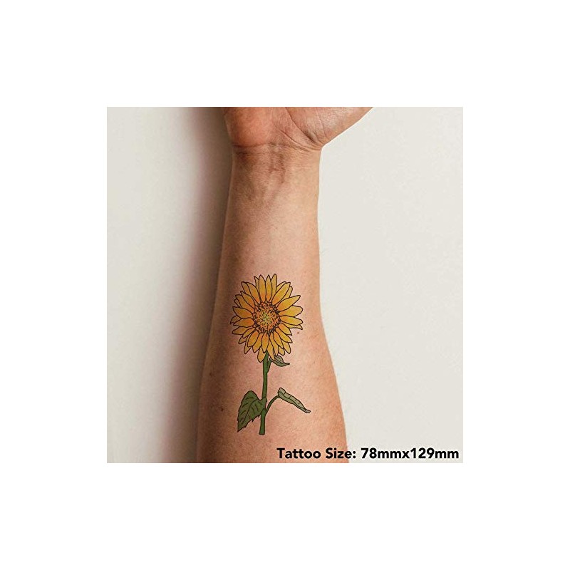 Azeeda Large 'Sunflower' Temporary Tattoos (TO00032561)