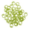 50PCS Metal Stitch Markers Spiral Markers Multifunctional Crochet Locking Hooks