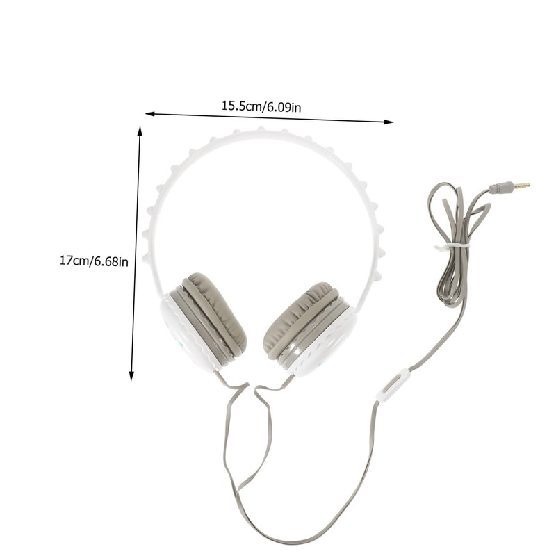 TEHAUX Wired Cartoon Headset for Lightweight Over Ear Headphones with