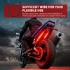 Nilight Extension Cable for Motorcycle LED Strip Lights 4PCS 2