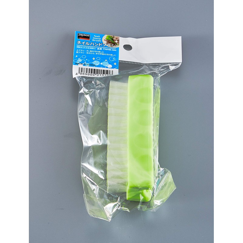 TRUSCO TNHB-GN Nail Hand Brush, Green