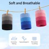 Namolit Sports Wristbands Nylon Sweatband Breathable Wrist Sweat Bands for