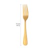 SUNSENGEUR Stainless Steel Kitchen Dinner Forks with Bead Pattern 12-Piece