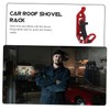 LALAFINA 2pcs Shovel Mount Clamp for Roof Rack Durable Metal