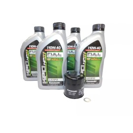 Kawasaki 2011-2022 Kawasaki Ninja Versys Vulcan OEM Full Synthetic Oil Change Kit KAW107