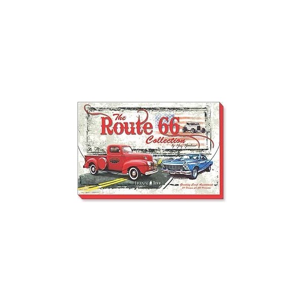 Route 66 by Greg Giordano Greeting Card Assortment 20 Designs for All Occasions