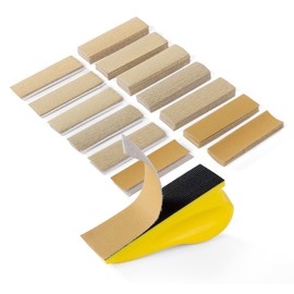 S SATC Micro Hand Sanding Block Kit 3.5”x1.1”x1.8”Hand Sanding Block and 70 PCS Sandpaper Sheets 10 Each 80/120/150/180/220/240/400 Grit Wood Woodworking, Small Detail Finishing Sander