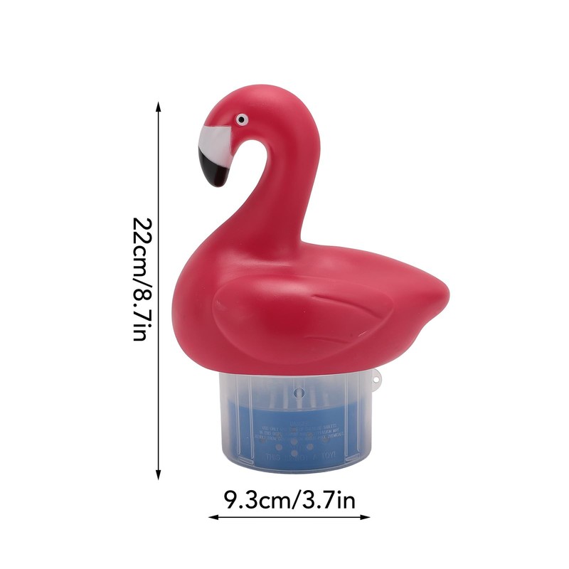 PVC Pool Cl Floater, Easy Open Floating Dispenser, Adjustable Floating
