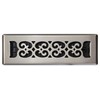Decor Grates SPH210-NKL 2 10-Inch Scroll Floor Register, 2x10, Brushed