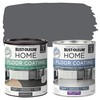 Rust-Oleum 367604 Home Interior Floor Coating Kit, Semi-Gloss Charcoal Gray