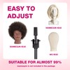 Professional Adjustable Mannequin Head Stand Tripod - 21 Inch Adjustable