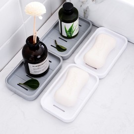 Plastic draining sink Soap stand white 10ea