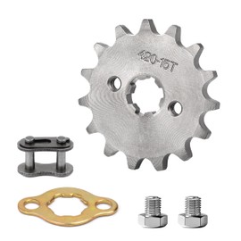 Tunejoy Motorcycle Engine Chain Sprocket 420 15T 17 mm Small Sprocket for 50cc 70cc 90cc 110cc Dirt Bike Pit Bike ATV Quad Motorcycle Mini Bike