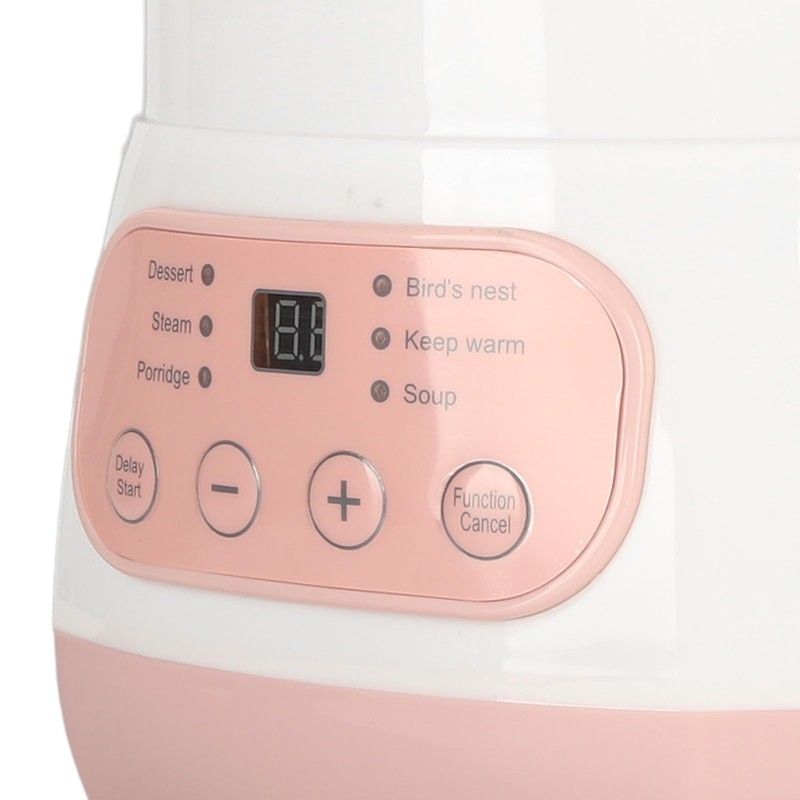 lvifloae Electric Stew Pot Appointment Timing Smart Prevent Dry Burning