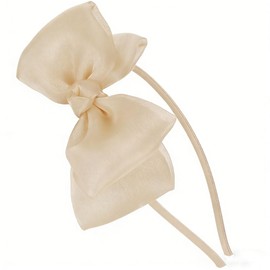 Bnikion Bow Headband Lace Bowknot Headband Big Bow Ribbon Hair Hoop Cute Girls Kids Halloween Princess Party