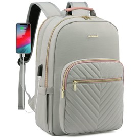 LOVEVOOK Laptop Backpack for Women 15.6 Inch, Womens Backpack for Work Business Travel School College With USB Port, Lightweight Back Pack Computer Laptop Rucksack