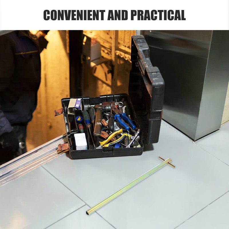 VILLCASE Long Elevator Key for Emergency Access Triangular Elevator Door