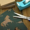 GRAPHICS & MORE Frolicking Horses Pattern Premium Kraft Roll Gift