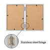 ORIVAN 4x6 Double Picture Frames Hinged Folding Photo Frames Vertical