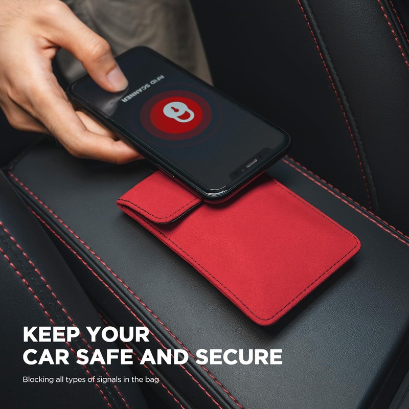 VULKIT 1 Pack Faraday Pouch for Key Fob, Car Key