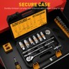 12-Piece 3/8" Drive Spark Plug Socket Set with Ratchet Handle,