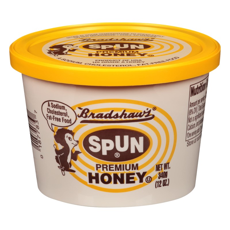 Bradshaw’s Spun USA Clover Honey, 12 Ounce Bradshaw’s Premium Clover