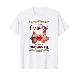 Marzipan Pig Norwegian Christmas Gift Holiday Tradition T-Shirt