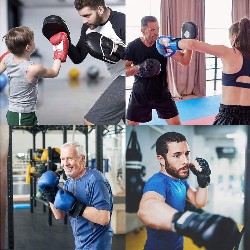Punching Mitts GROOFOO Boxing Mitts Punching Gloves Martial Arts Karate