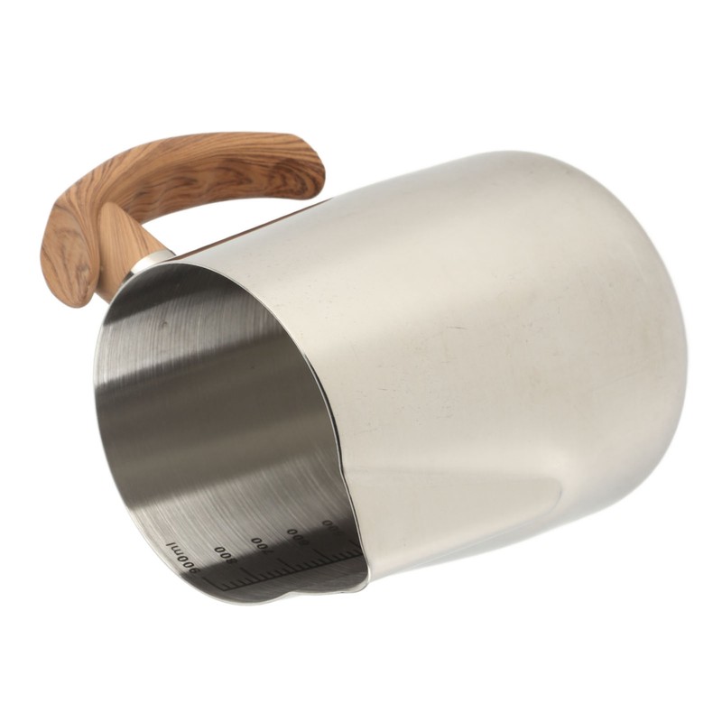 Milk Frothing Cup Inner Scale 304 Stainless Steel Dripless Spout